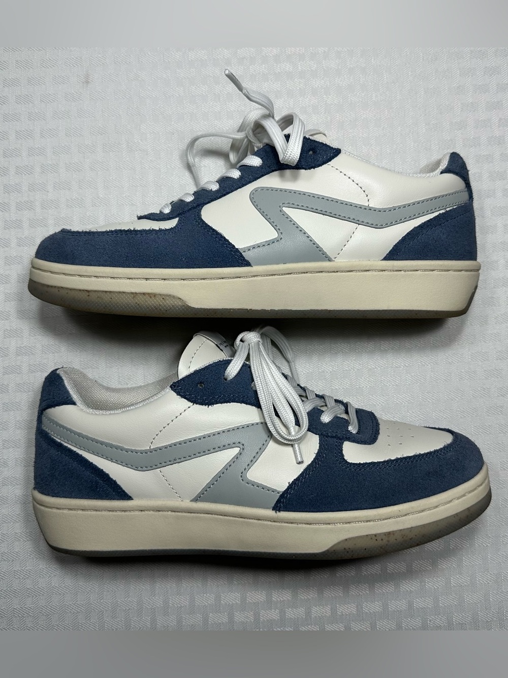 RAG & BONE Women’s Retro Court Blue Suede Leather Sneakers 39 / 9 US $288 EUC!